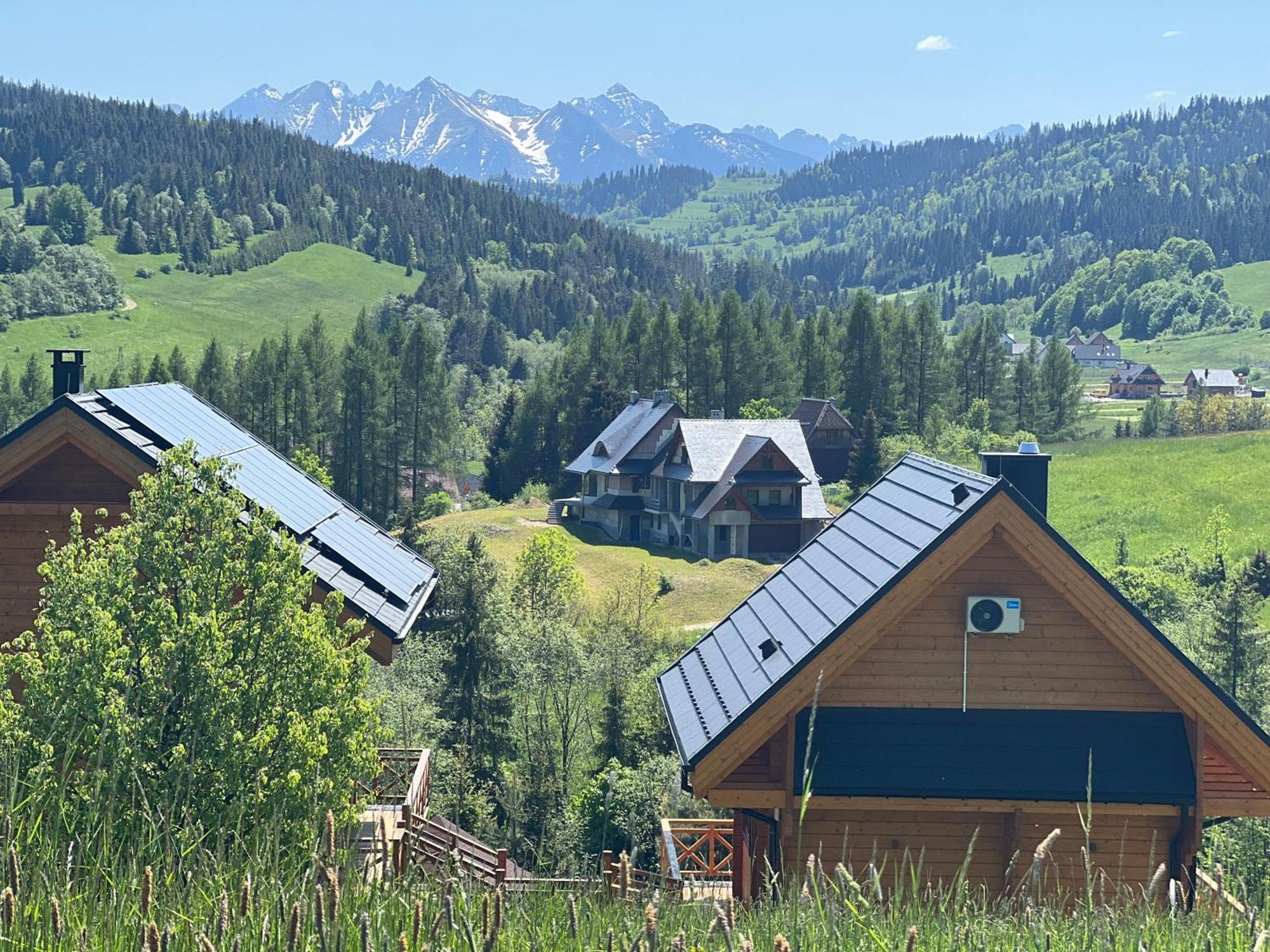 Houten Vakantiewoning "Reisnaarpolen" Royaal Ontbijt, Sauna En Hottub Czarna Góra Exterior foto